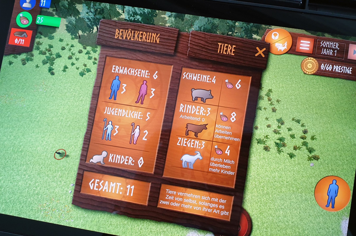 screenshot aus dem Bronzeon-Spiel